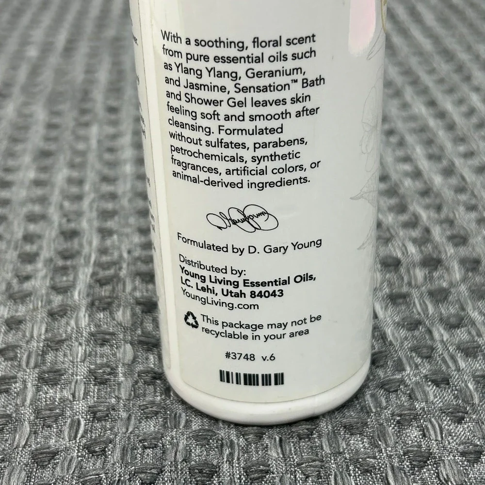Young Living Sensation Bath and Shower Gel 8oz Essential Oil Ylang Ylang Jasmine